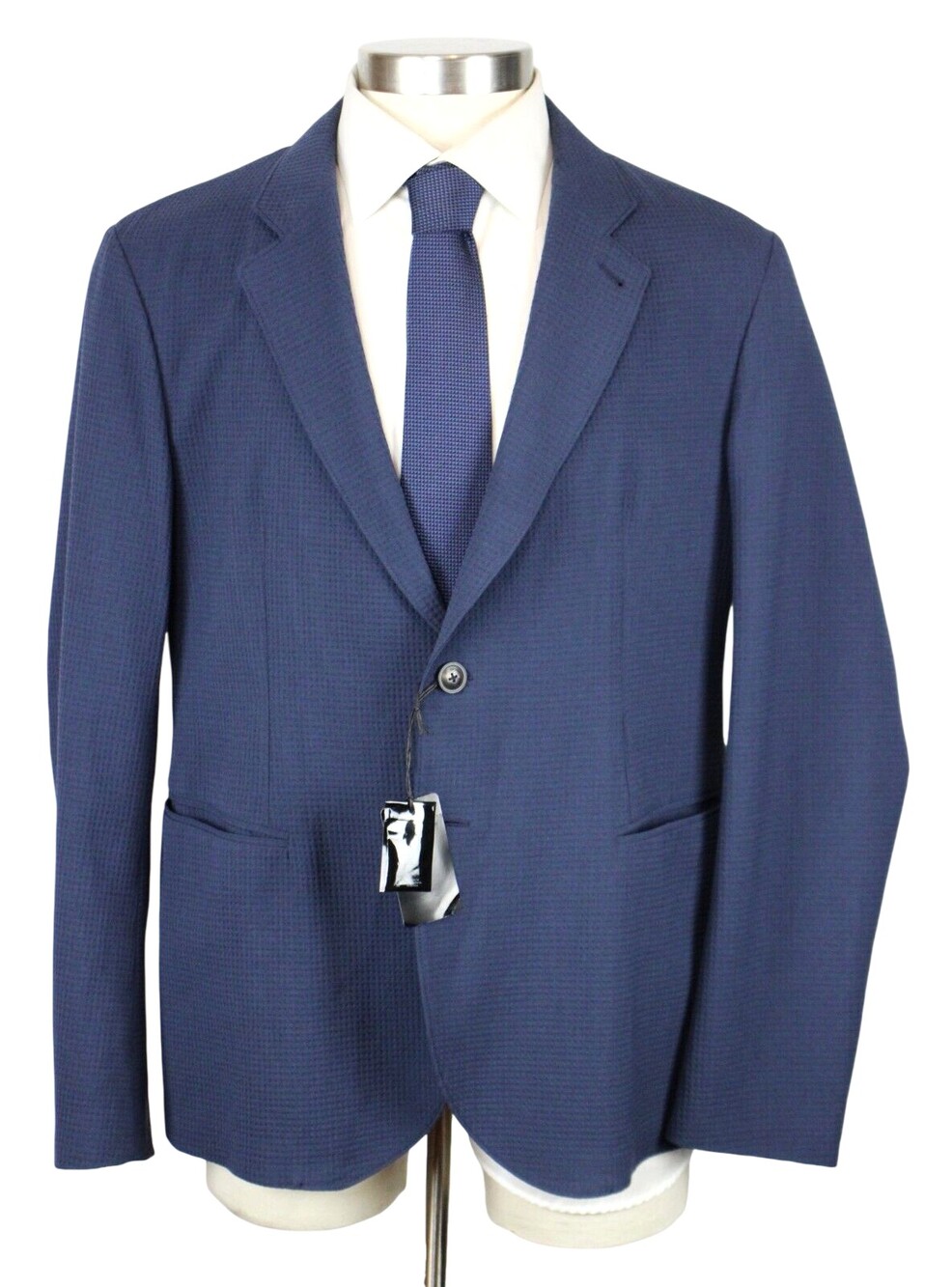 Emporio Armnai Sport Coat 46 R fits 44 Blue Stretch Travel Wool Packable $1095